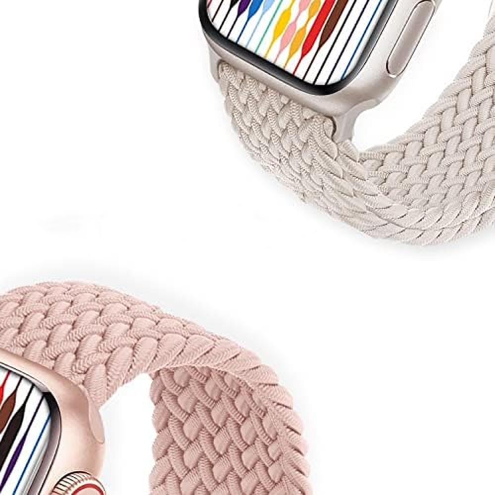 Strap For Apple watch band 44mm 42mm 40mm 45mm 46mm 41mm 49mm Braided Solo Correa Bracelet iWatch 11 10 9 8  7 6 5 4 se Ultra3