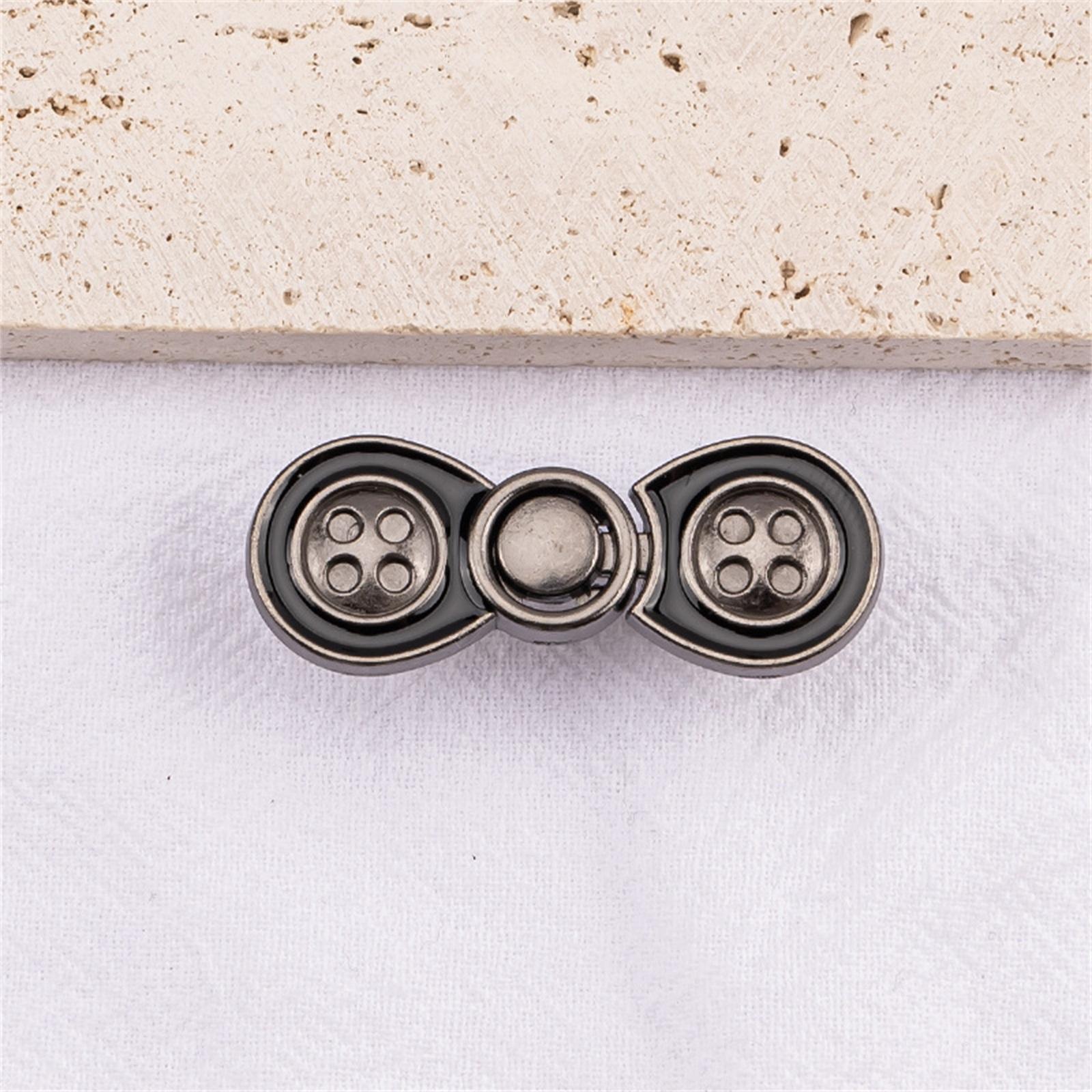 

No-seam Chinese-style Cheongsam Button, Metal Button, No Nails, No Waist-cinching, Mother-and-daughter Closure For Slimming Trousers One Size