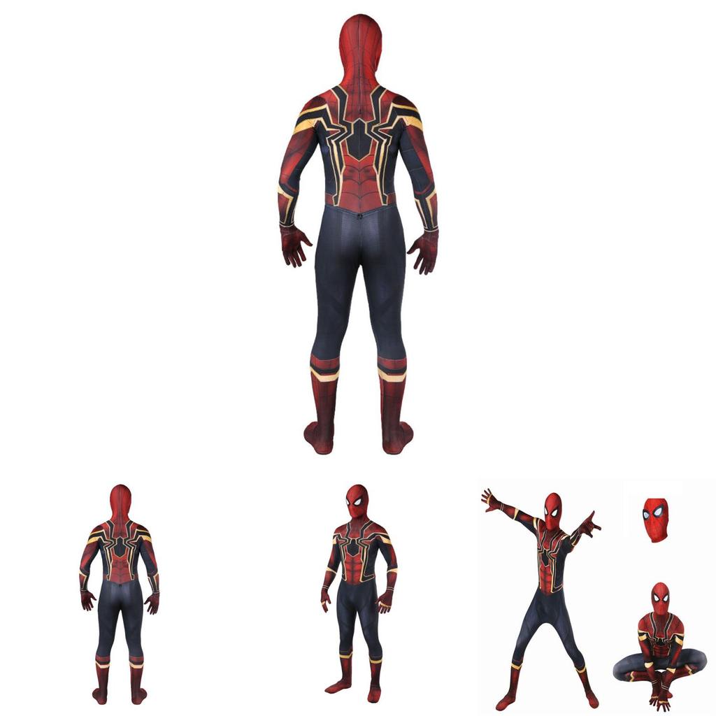 Spider-man Homecoming Iron Spiderman Suit Superhero Costume For Kids And Adults