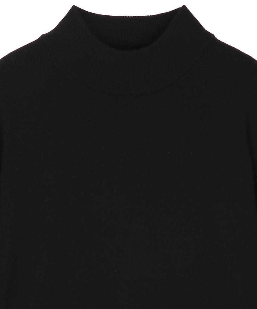 IL CORSO Cashmere Blend Mock Neck Knit Black