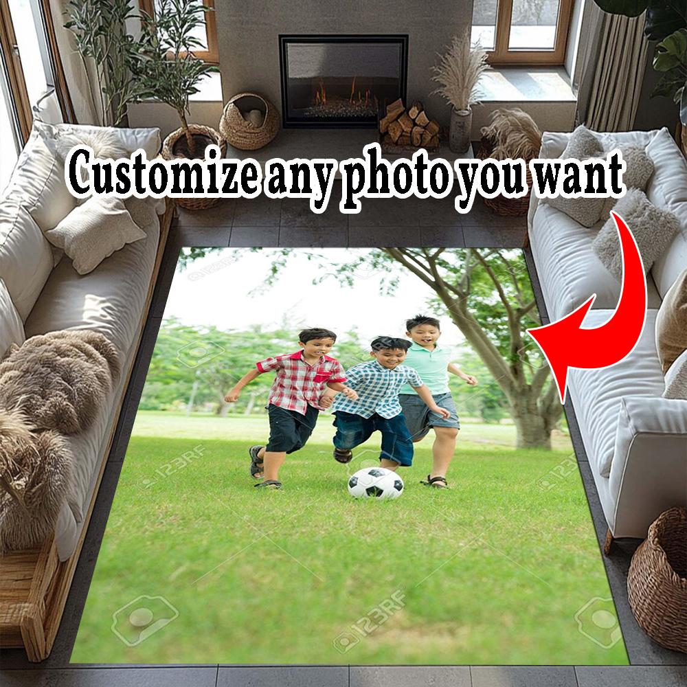 Customize Photo Customize Picture Area Rug Suitable for Dormitory Decorate Room Entryway Living Rooms Antislip Carpet Office Home Decor Spiritual Gift