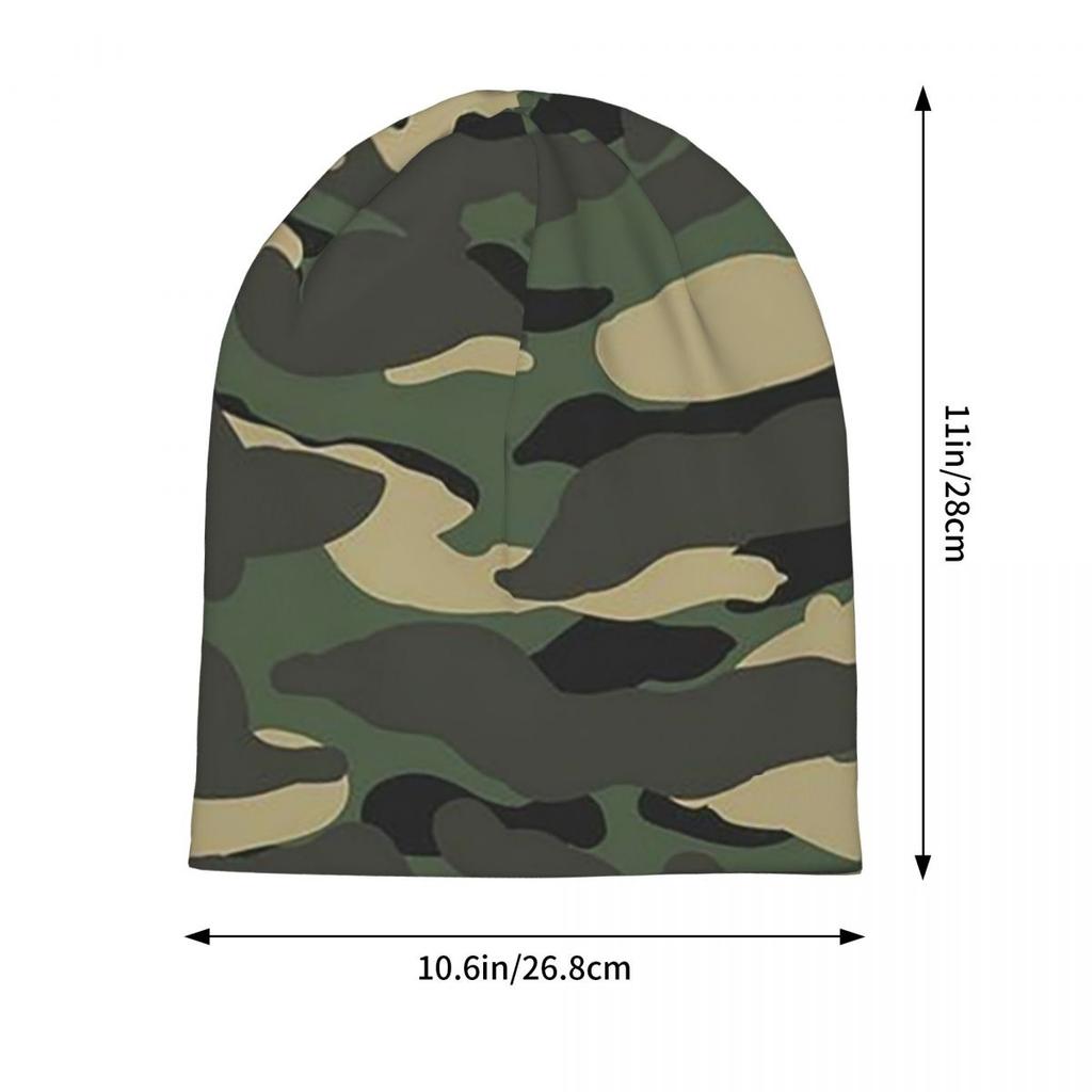 Camo Camouflage Army British DPM  Unisex Women Adult Beanies Caps Knitting Bonnet Hat Warm Hip Hop Autumn Winter  Skullies Hats