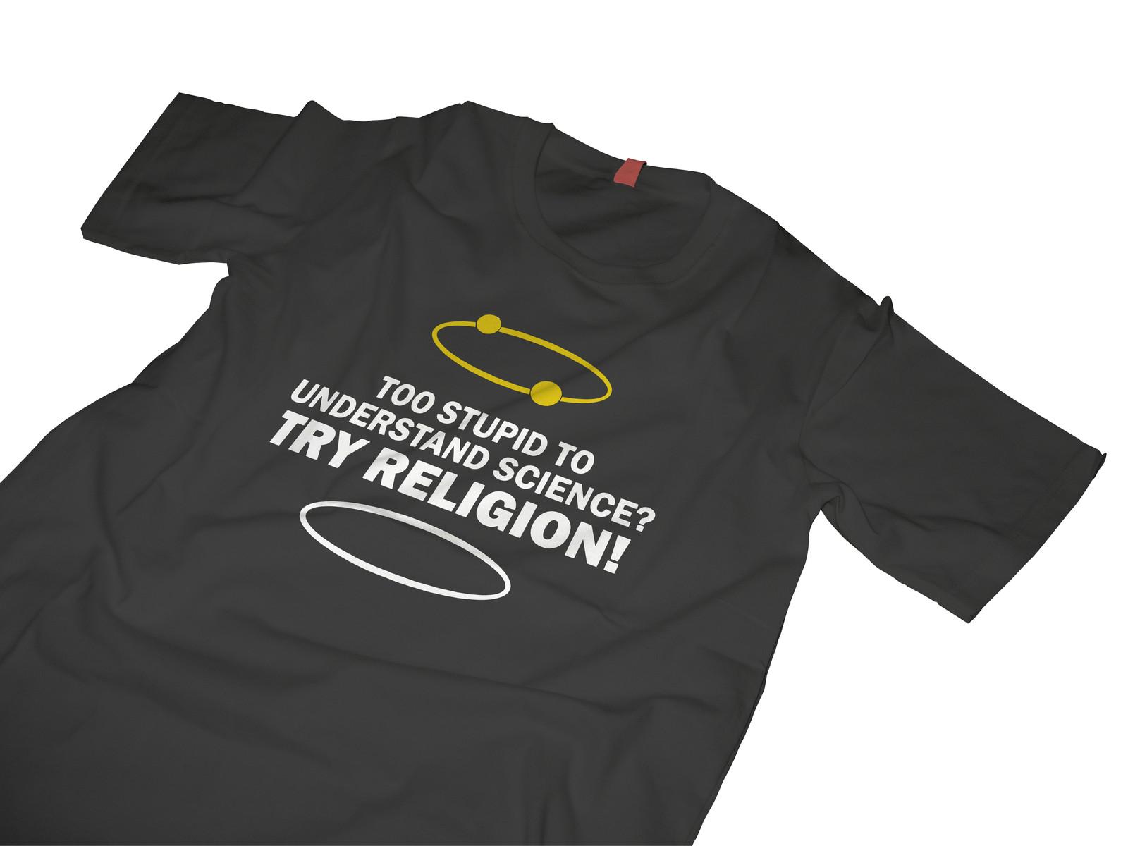 Science T Shirt Mens Womens Tees Top  Geek Nerd top religion 4XL