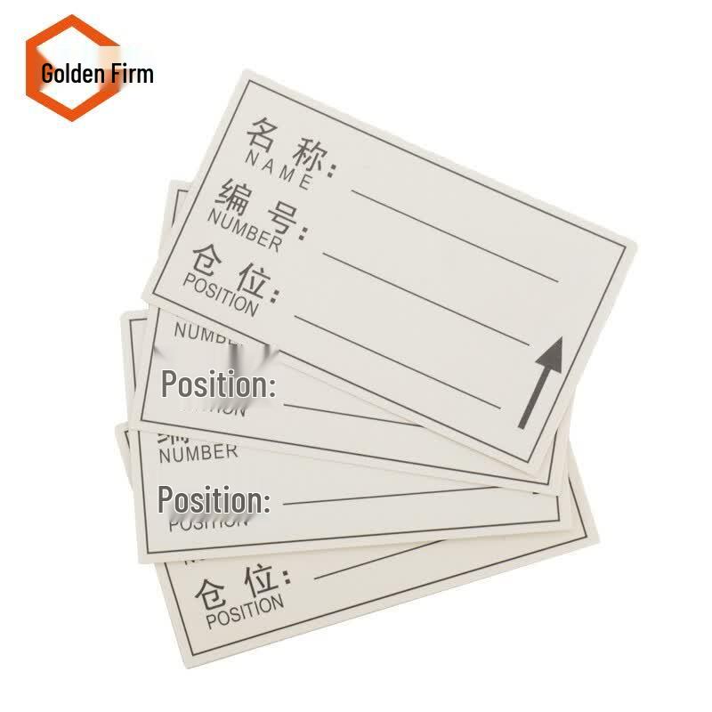 Jingulao KCyy-136 Magnetic Warehouse Shelf Labels 100 Count