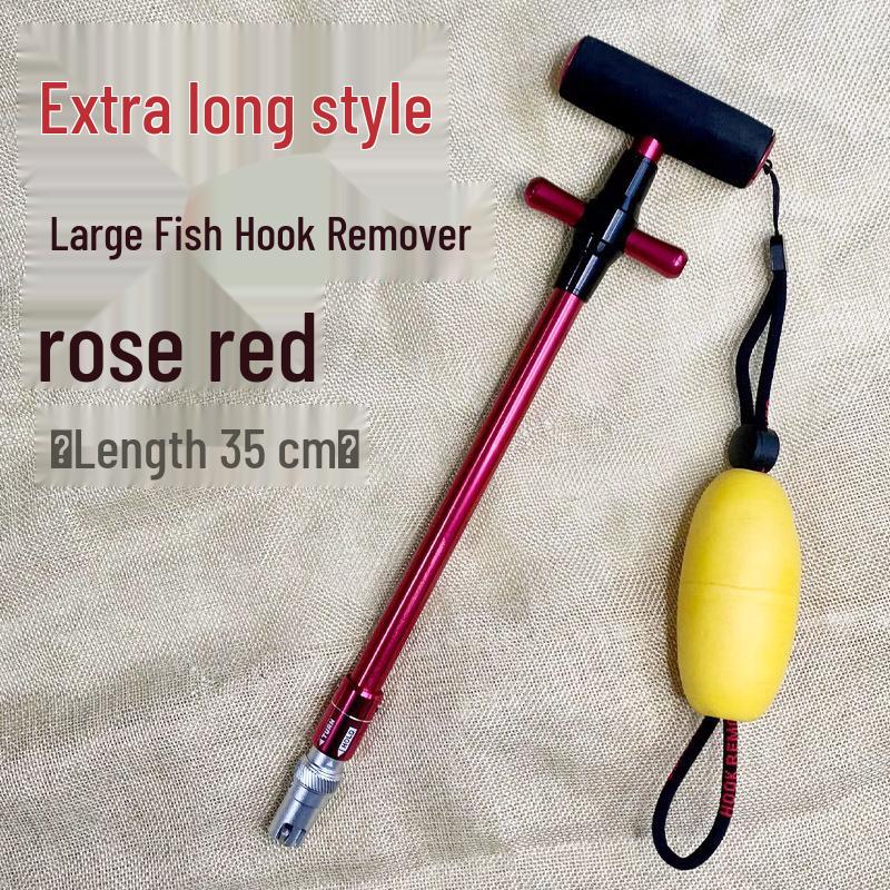Multi-Function Aluminum Fish Hook Remover for Deep Throat Unhooking