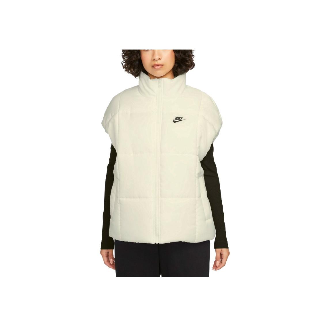 

Nike Letter Logo Zipper Sleeveless Vest Women Vests Off-White FB7679-133 M