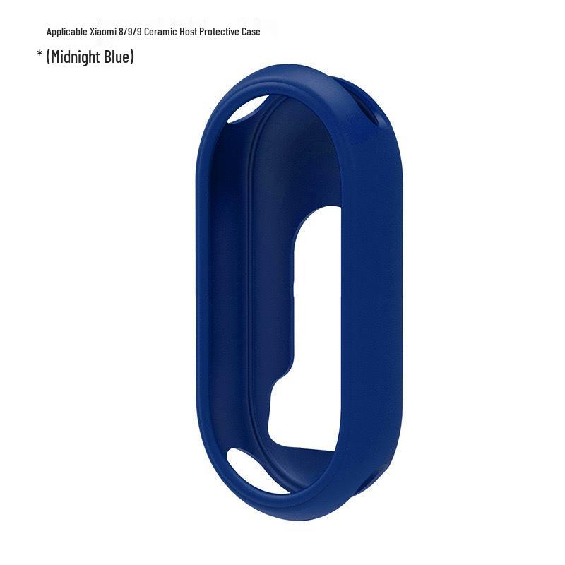 

Защитный силиконовый чехол для Xiaomi Mi Band 10/9/8NFC — противоударный, керамическая версия. For Xiaomi Band 8/9/10 Ceramic NFC Protective Case