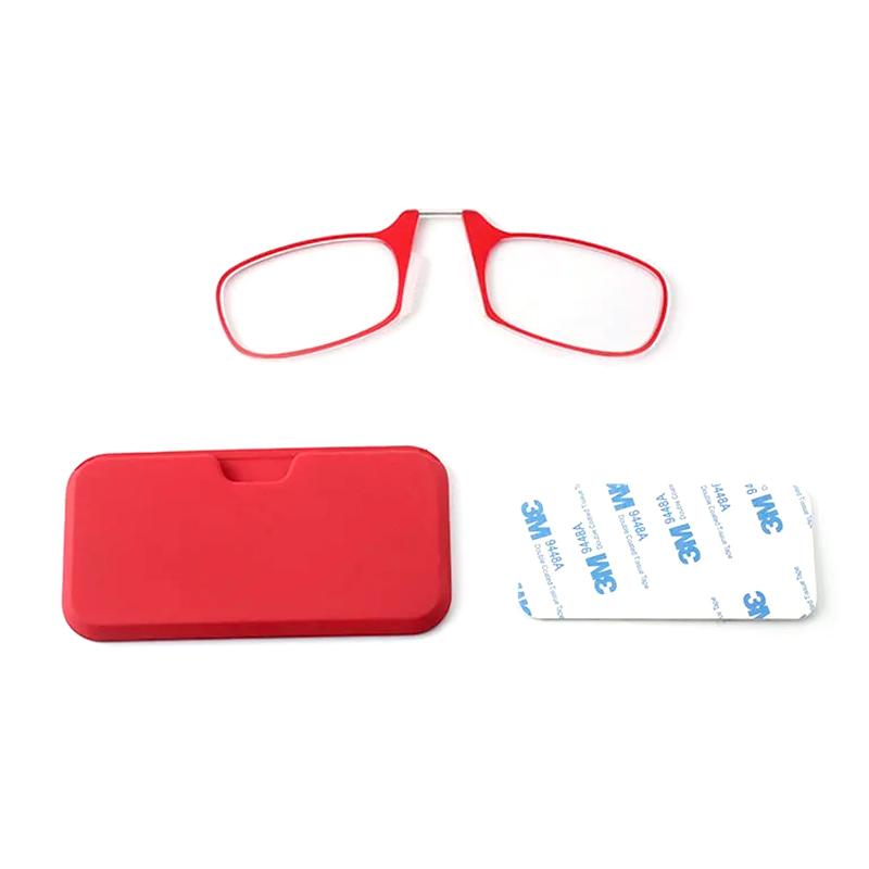 Nose Clip On Reading Glasses Anti Blue Light Without Temple +1.0 - +3.5 Legless Lazy Glasses Unisex Hyperopia Optical Eyeglasses