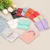6/12 PCS Premium PU Leather Jewelry Pouch – Square Snap Button Travel Case for Earrings, Rings & Necklaces, Compact Organizer