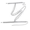 Adjustable Tassel Arm Chain Multilayer Rhinestone Bracelet Up Down Arm Bangle  Arm Accessories