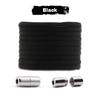 New Unisex with Metal Buckle for Quick on/Off Suitable for A Variety of Shoes Half-Circle Elastic Shoelaces 1Pair/3Pair