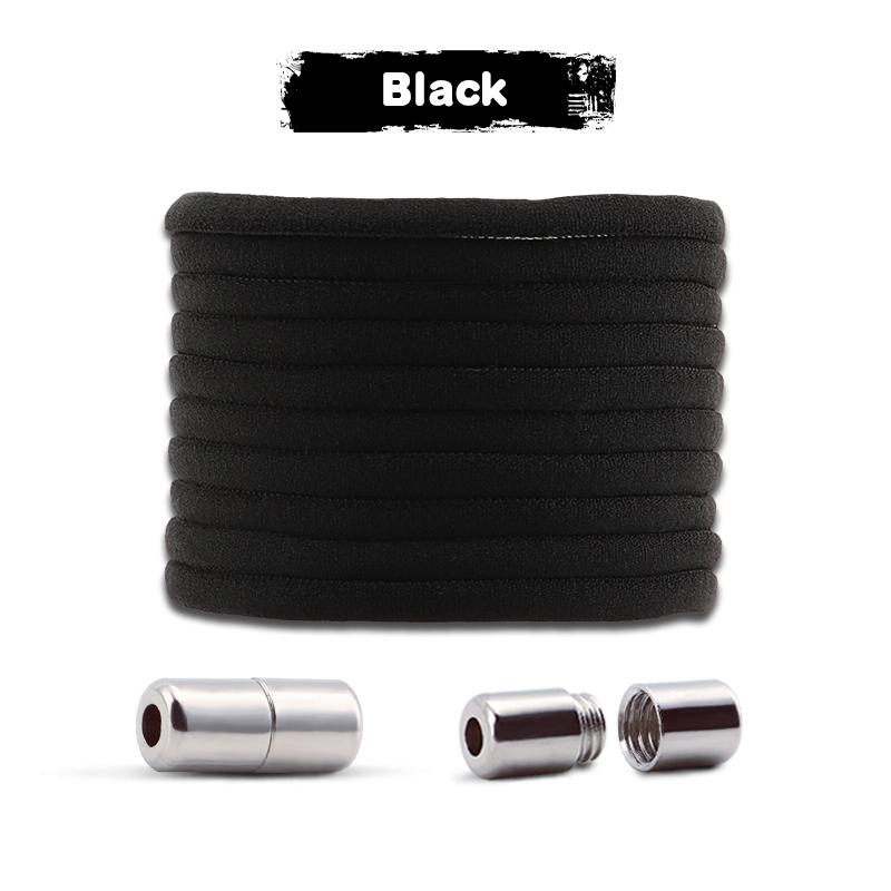 New Unisex with Metal Buckle for Quick on/Off Suitable for A Variety of Shoes Half-Circle Elastic Shoelaces 1Pair/3Pair