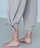 Debiweeo Fuzzy Wide Harem Pants Devi-B0089-Mauve Grey