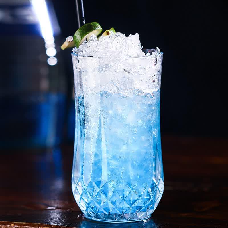 ZISIZ Transparent Diamond Glass Cup