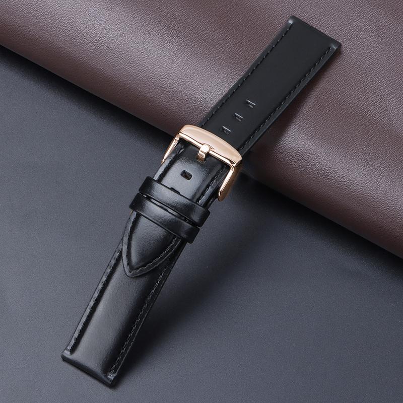 Universal Leather Strap for DW Watch Band 12mm 13mm 14mm 17mm 18mm 19mm 20mm 22mm Genuine Leather Watchband for Women Men