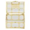 12pcs Hollow Candy Box Chocolates Container Ornamnet Gift Jar Decoration For Wedding PartyGold 7cm