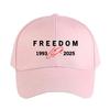 Freedom Red Signature  Charlie Kirk Cap Summer Woman Man Adult Casual Adjustable Printed Baseball Caps Trucker Cap