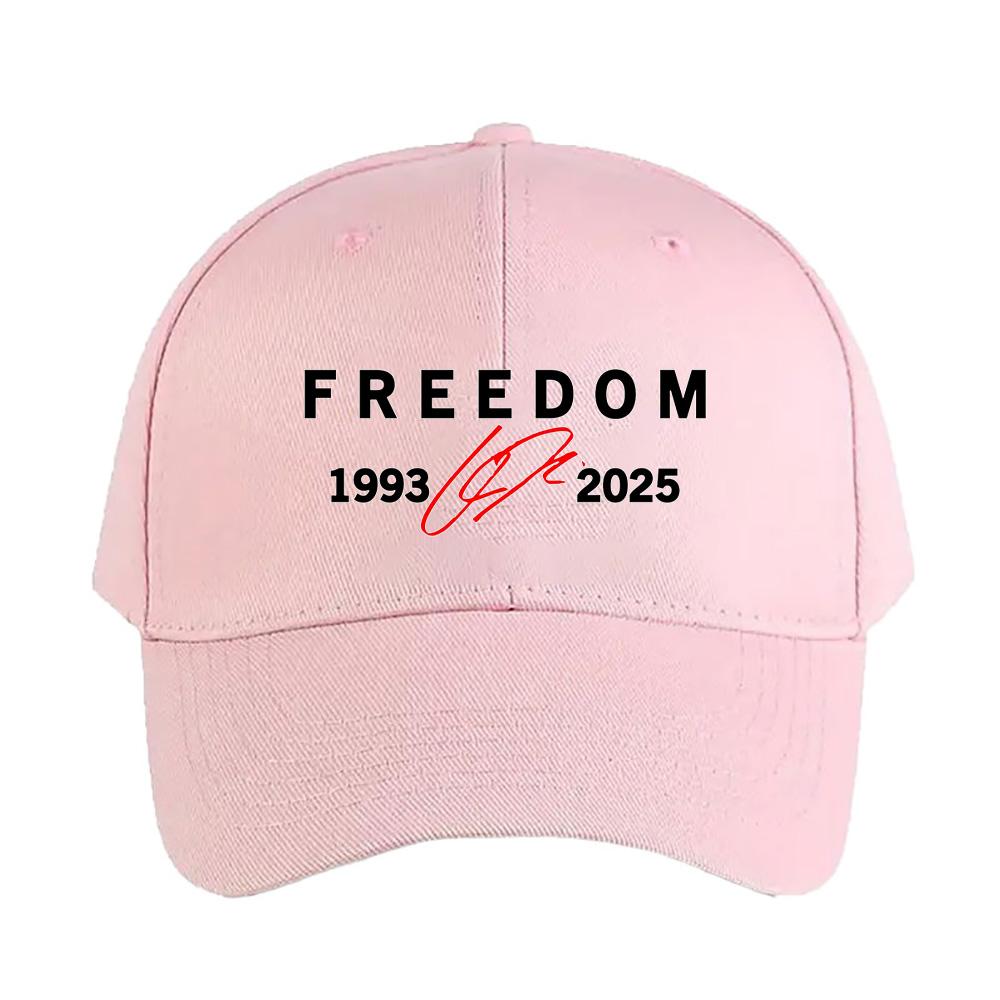 Freedom Red Signature  Charlie Kirk Cap Summer Woman Man Adult Casual Adjustable Printed Baseball Caps Trucker Cap