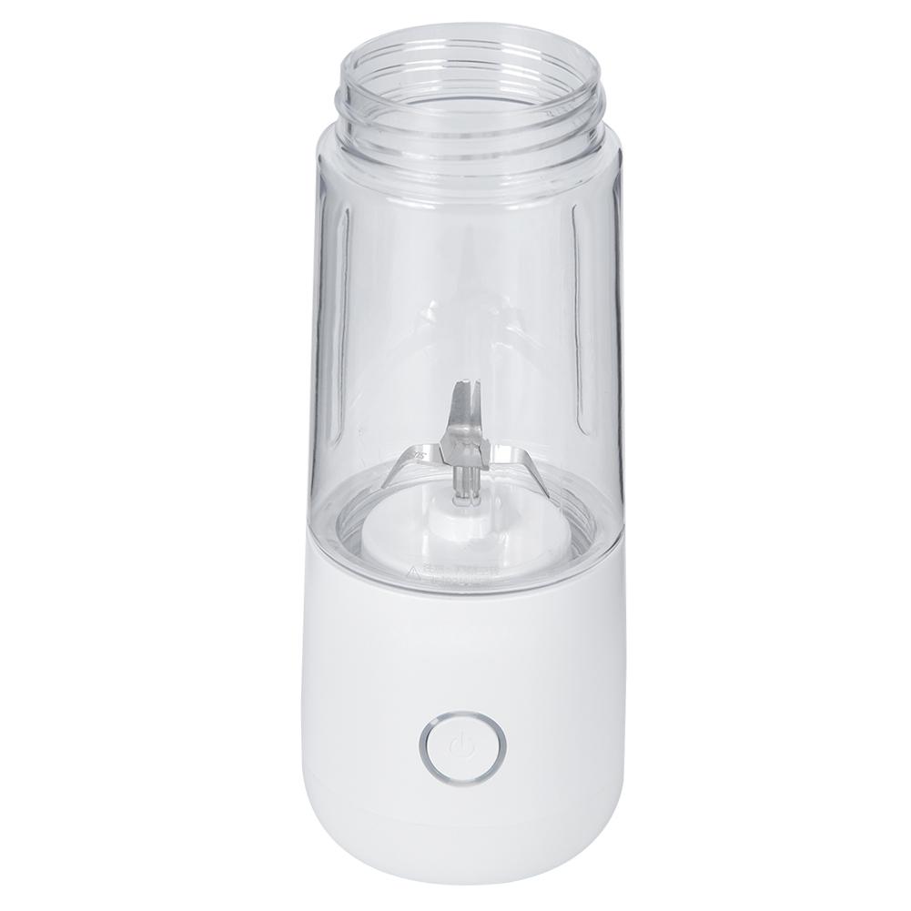 350ml Přenosný Mini Odšťavňovač na Ovoce USB Výrobník Šťávy Mixér Elektrický Kelímek na Šťávu pro Domácnost Bílý