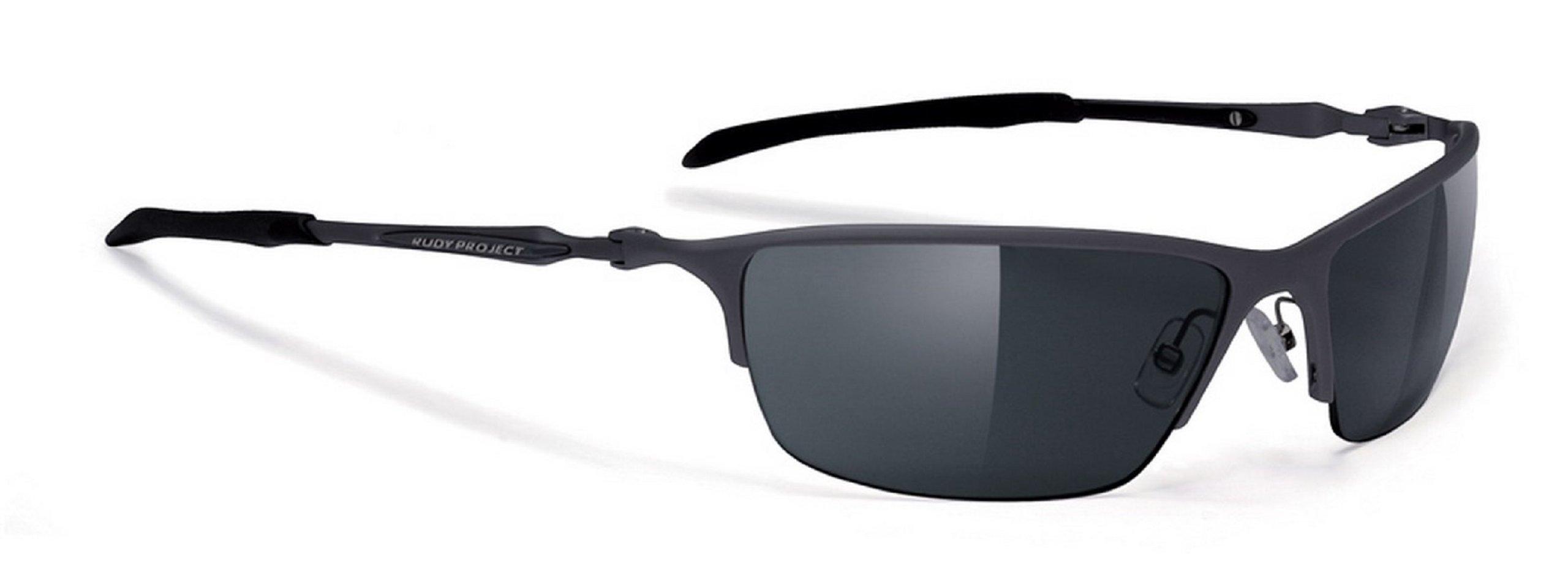 

RUDY PROJECT ARPOON Sunglasses for Cycling and Road UV Gunmetal Frame with Smoke Black ML331002 Half-Rim Bikes, Protection, Lenses,