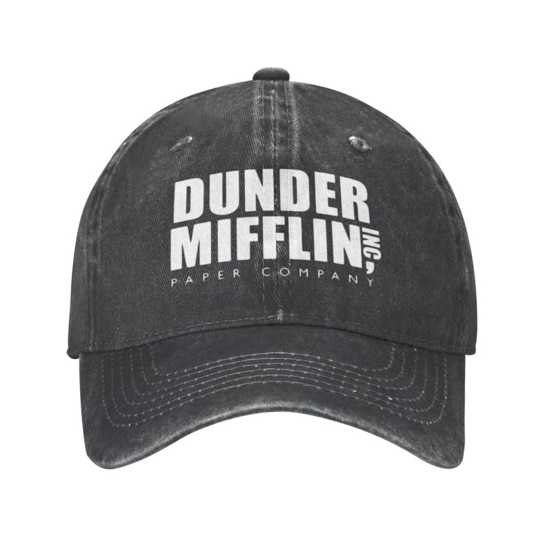 

Модная хлопковая бейсболка Dunder Mifflining Paper Company для женщин, дышащая унисекс, шляпа для папы, спортивная шляпа для офиса, ТВ-шоу