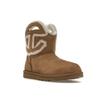 Telfar x UGG Logo Mini Boty Kaštanové Unisex Tenisky Hnědé 1122991-CHE