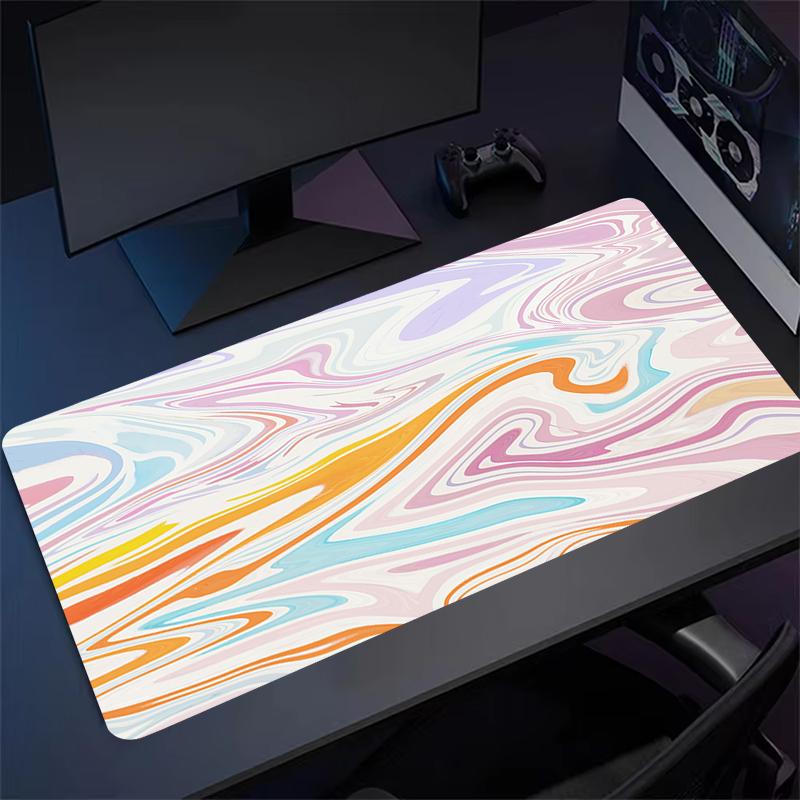 Terrain Map Contours Keyboard Gamer Carpet Rubber Mat Full Gamer Pc Keyboard Mouse Gamer Table Gaming Pc 90x40cm