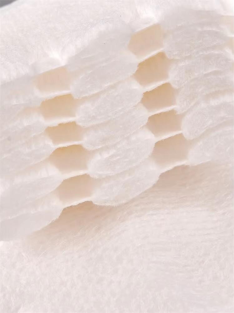222Pcs Disposable Makeup Cotton Wipes Soft Makeup Remover Cotton Pads Ultrathin Facial Cleansing Paper Cleaning Make Up Tool