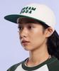 CREAM SODA LAB Applique Panel Ball Cap Green