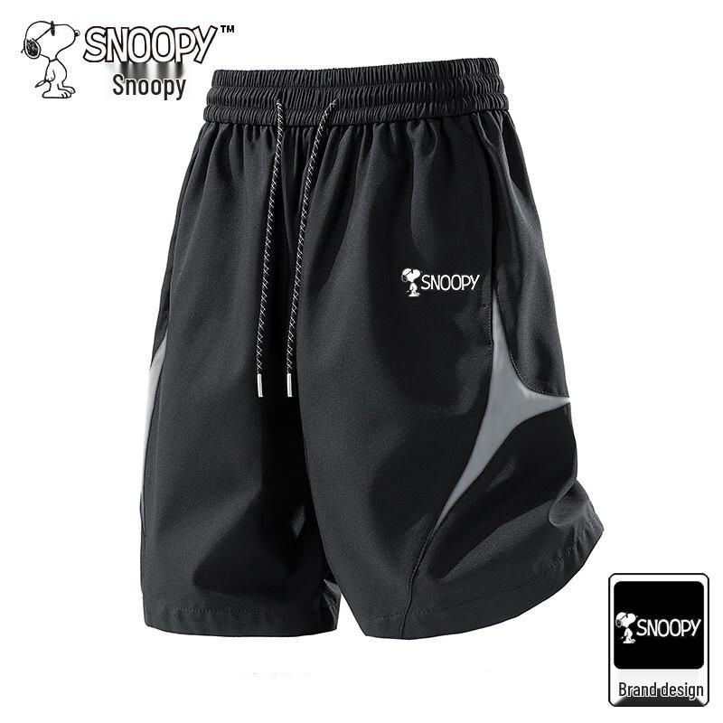 SNOOPY Men s Summer Casual Straight-Leg Shorts XL