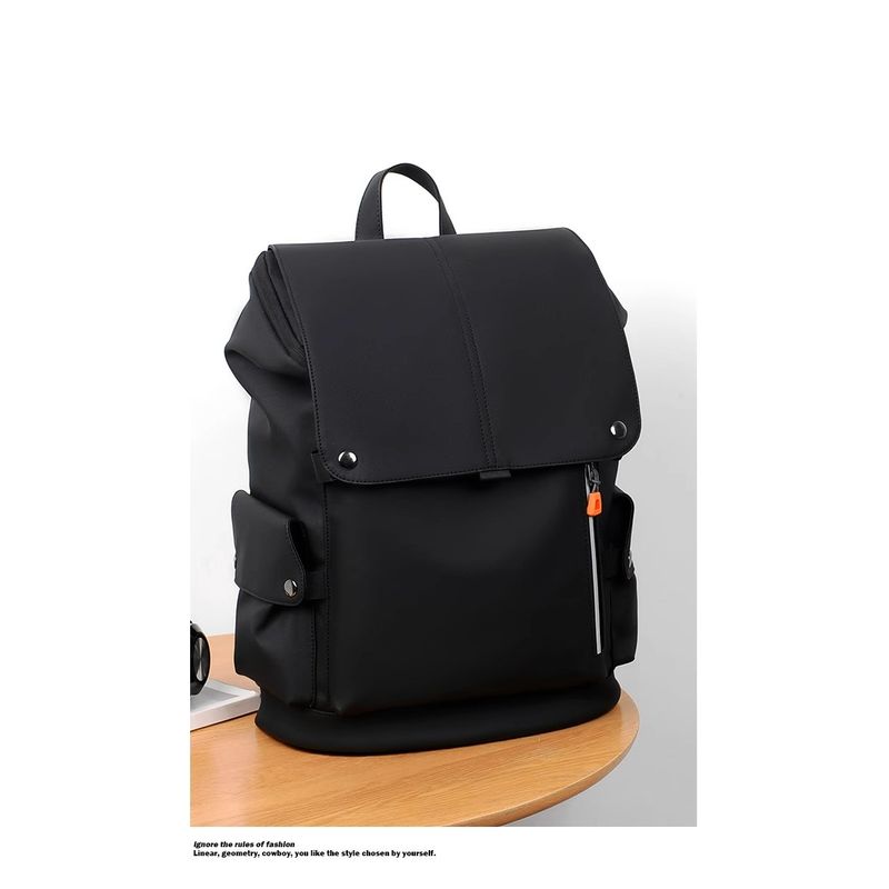 

2025 Summer New Large Capacity Men s and Women s Same Backpack Schoolbag Backpack Student Bag Travel Lightweight Black