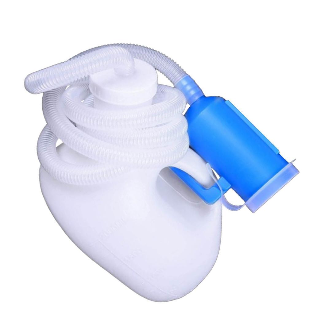2000ml Urinal Bottle Portable Urinal Potty with Lid and Extension Tube Outdoor Urinal Chamber Pot for Men Women Urine Bottle