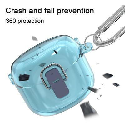 Custodia protettiva trasparente per auricolari, antipolvere, impermeabile, resistente all'usura, per cuffie JBL Tune Flex