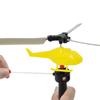 6pcs/set Pull String Helicopter Toy Random Color Recommended for Children 3 and Up Wonderful for Outdoor Fun Gatherings