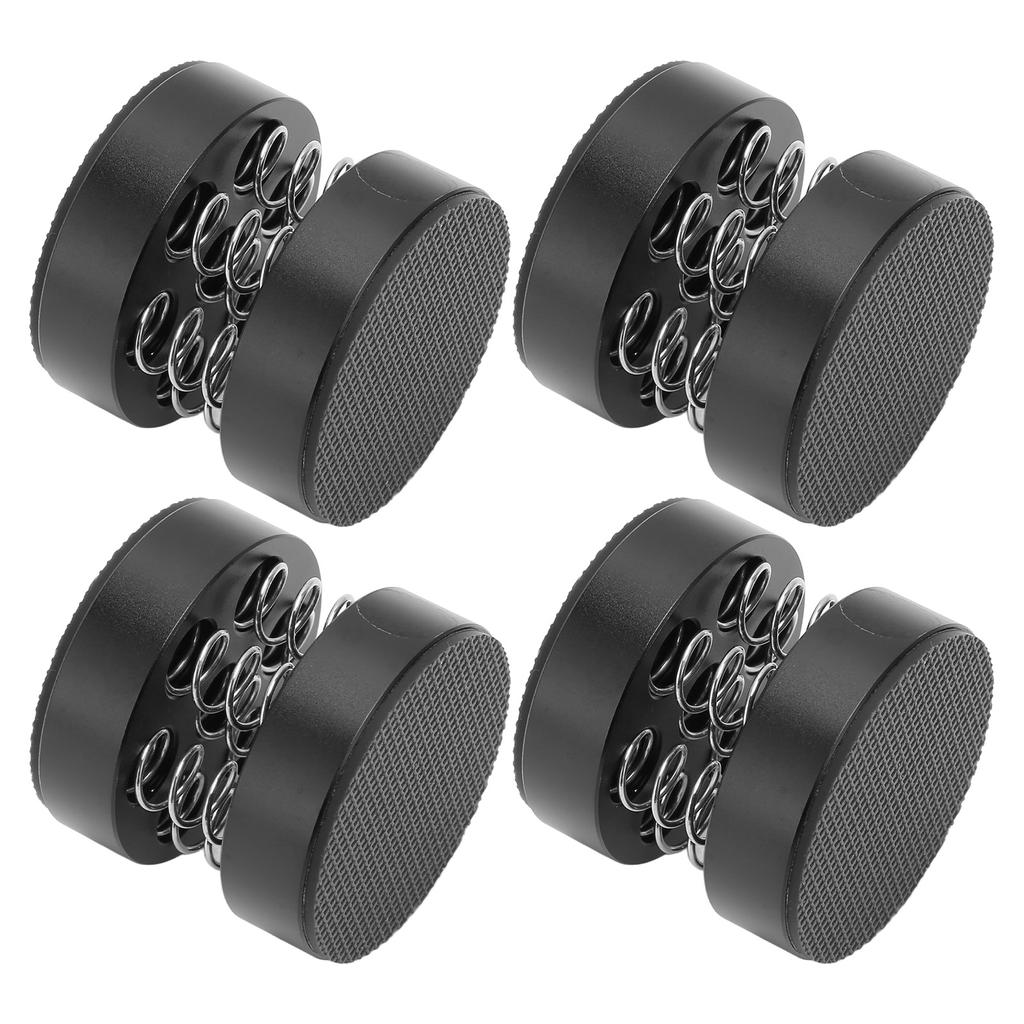 4Pcs Aluminum Spring Speakers Spikes Isolation Stand Shock Absorption Bearing 9KG Speakers Isolation Plaform Pads