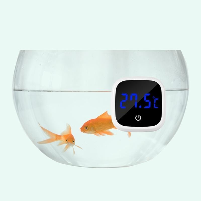 Fish Thermometer Accurate LED Display Aquarium Thermometer Digital Mini Aquarium External Attached HX6C China Mainland