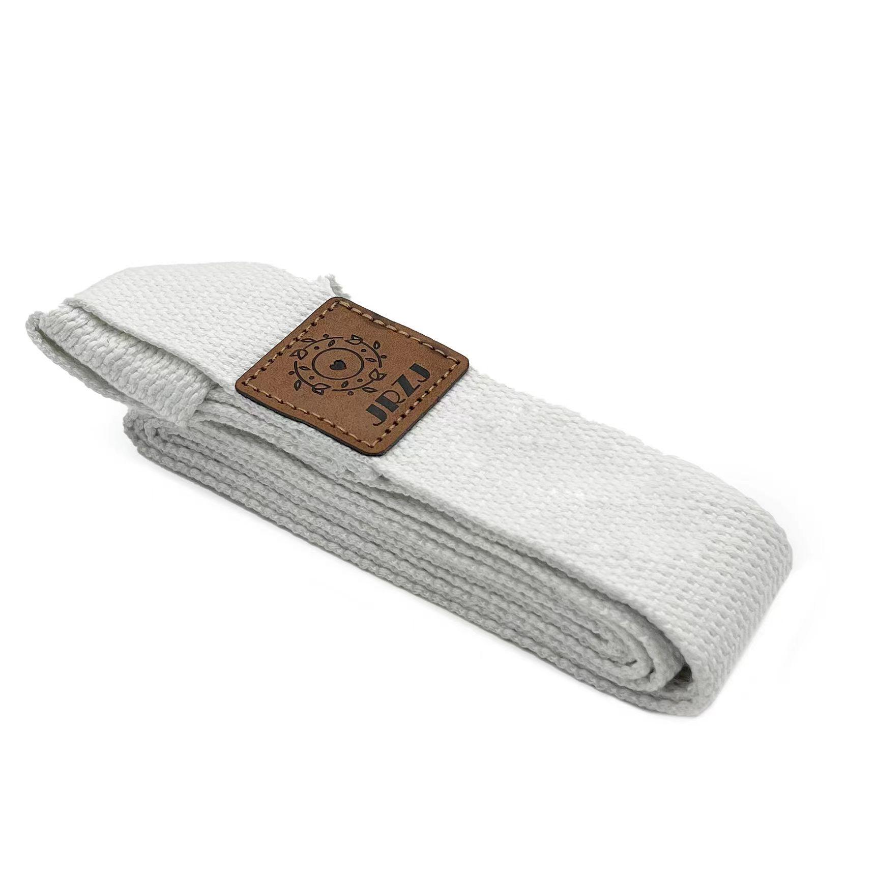 

Регулируемый хлопковый коврик для йоги с эластичным ремнем