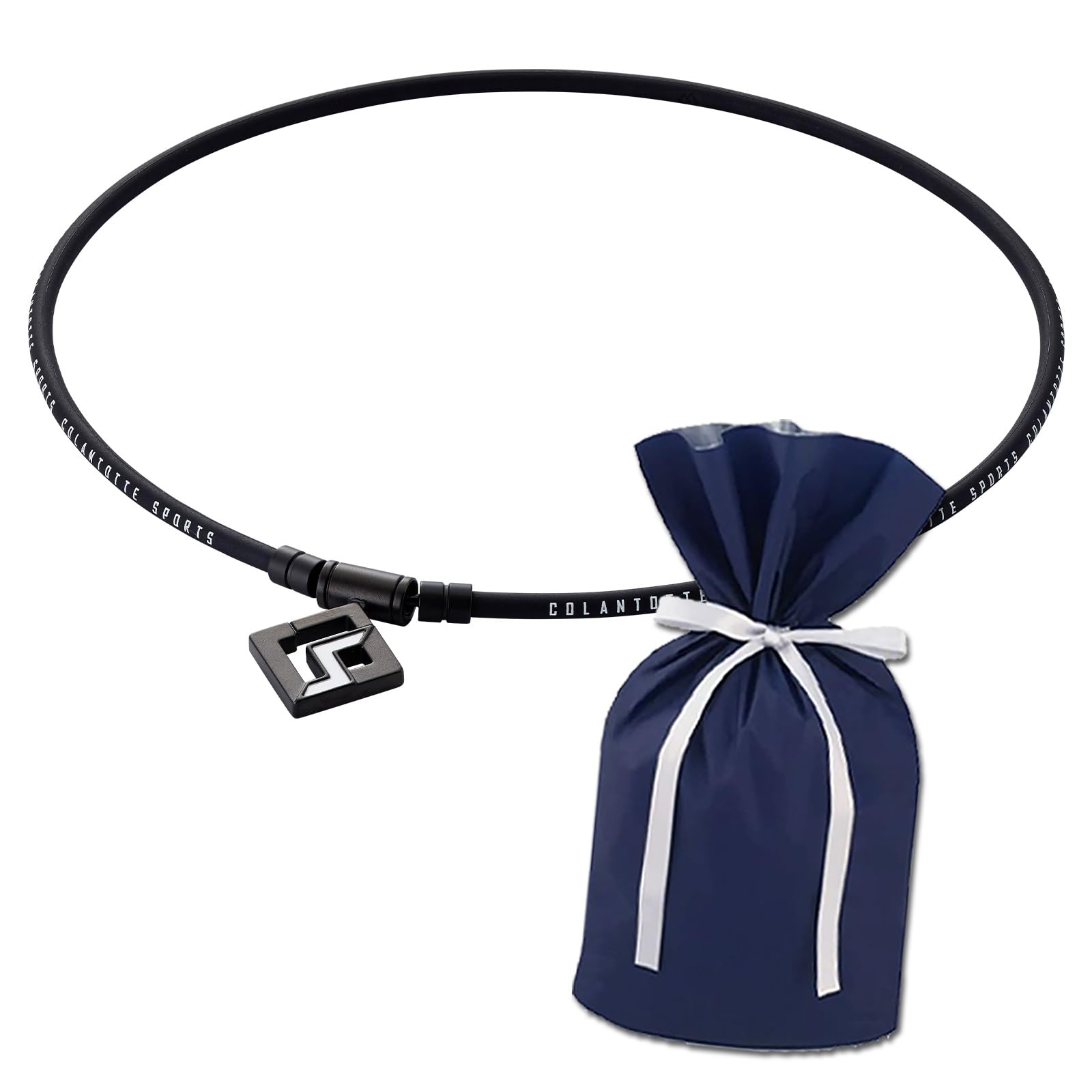 

Magnetic Necklace SPORTS PRO Mag Titanium Necklace SG160 CO Magnetic Necklace S160 Limited Gift Set Black x White Black Titanium x [Colantotte] (Loop