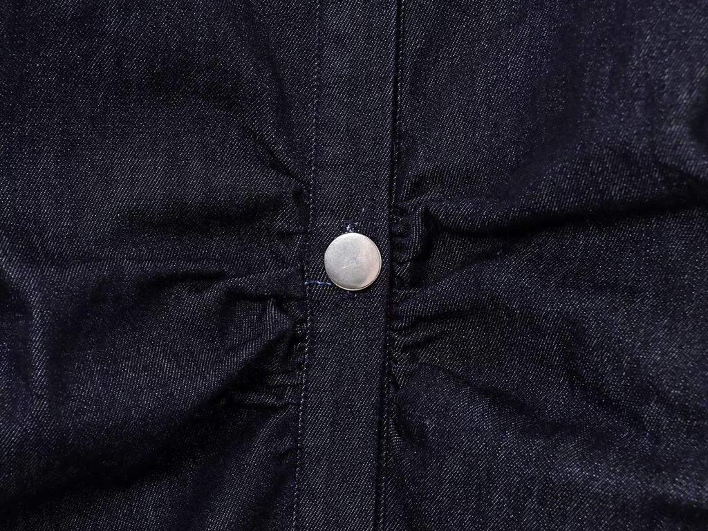 2025 Spring Women's European & American Style Short-Sleeve Denim Midi Dress with Turn-Down Collar