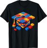 Brick Builder Bausteine Abschluss Abschluss Absolvent T-Shirt