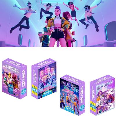 Lovci démonov Kpop Postava Fotokarta Pohľadnica Anime Merch Darčeky Fanúšik
