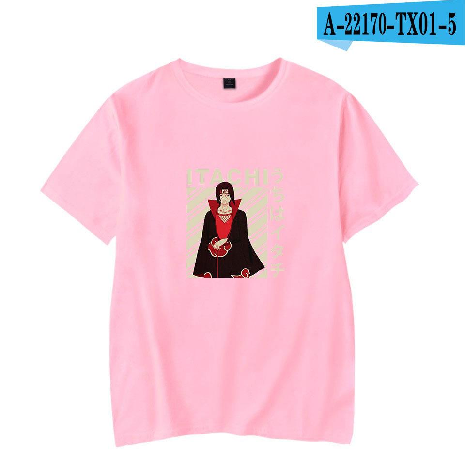 Anime Peripheral Naruto Childrens Tshirt Pure Cotton Cartoon Print Parentchild Outfit Trendy Brand Casual Short Sleeved Shirt