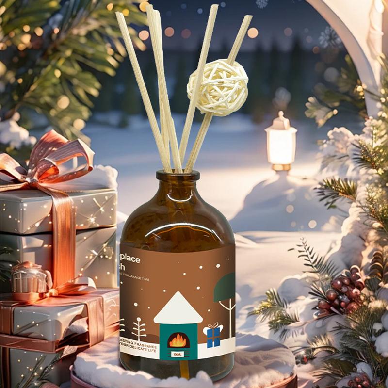 1PC Aromatherapy Long lasting Fragrance Indoor Flameless Home Glass Decorations Christmas Souvenirs Aromatherapy