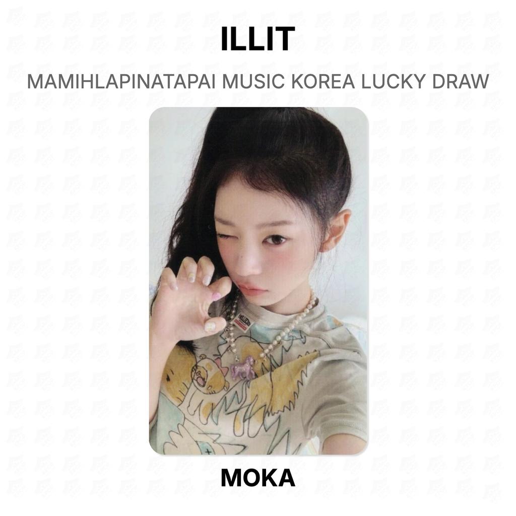 ILLIT MAMIHLAPINATAPAI MUSIC KOREA LUCKY DRAW Official Photocard