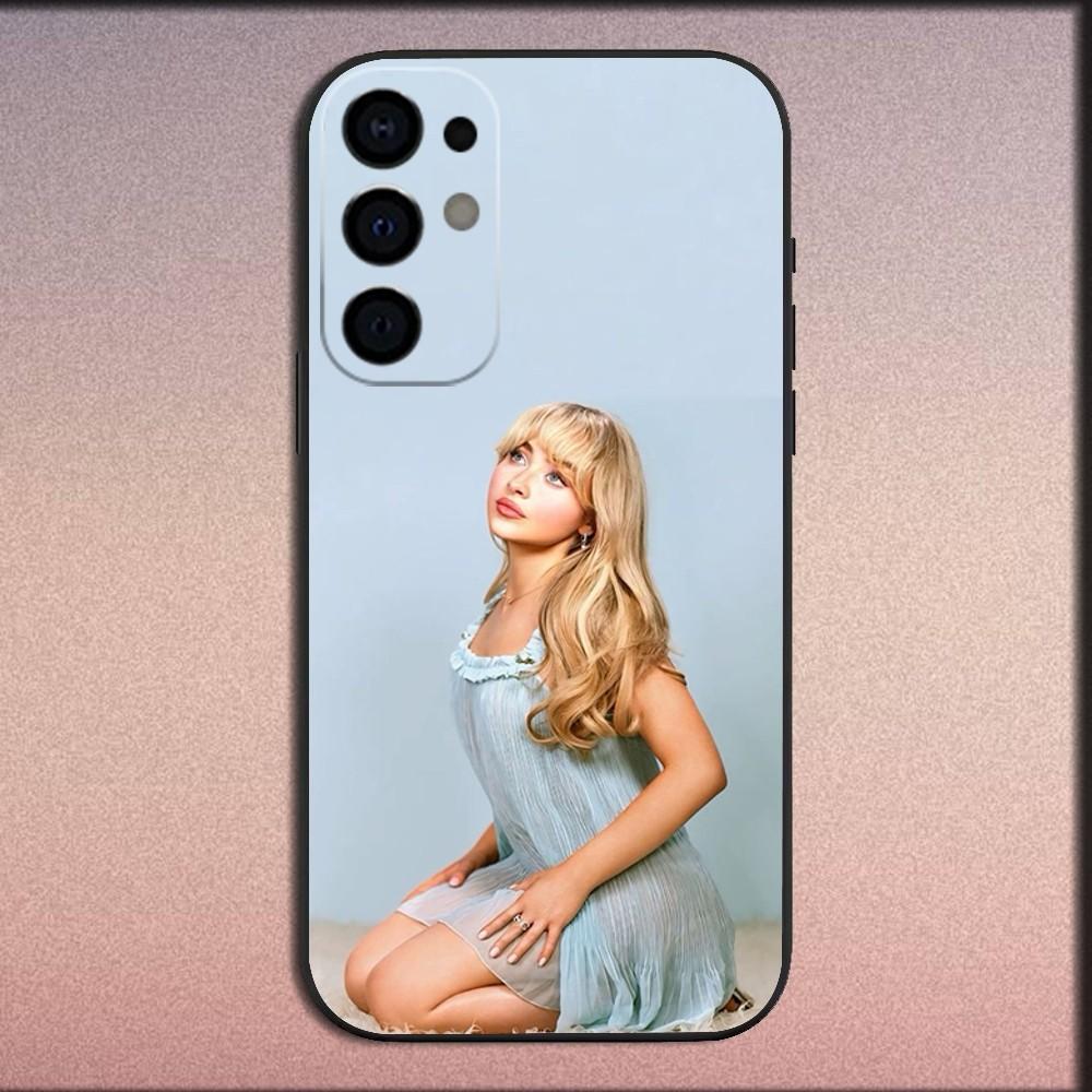 Singer S-Sabrina Carpenter Phone Case For Samsung S25,S24,S21,S22,S23,S30,Ultra,S20,Plus,Fe,Lite,Note,10,9,5G Black Soft Cover