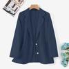 ZANZEA Women Turn Down Collar Casual Long Sleeve Unlined Cardigan Tops