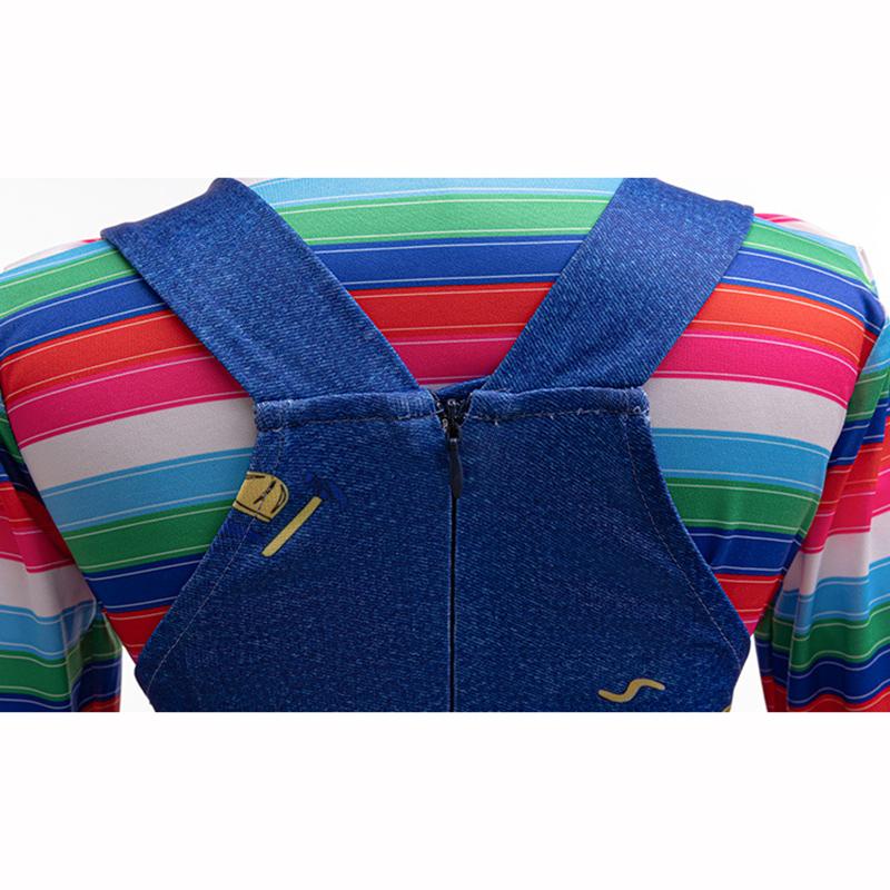 Chucky Halloween Girl Dress Boys Jumpsuits Costume Child Party Toddler Christmas