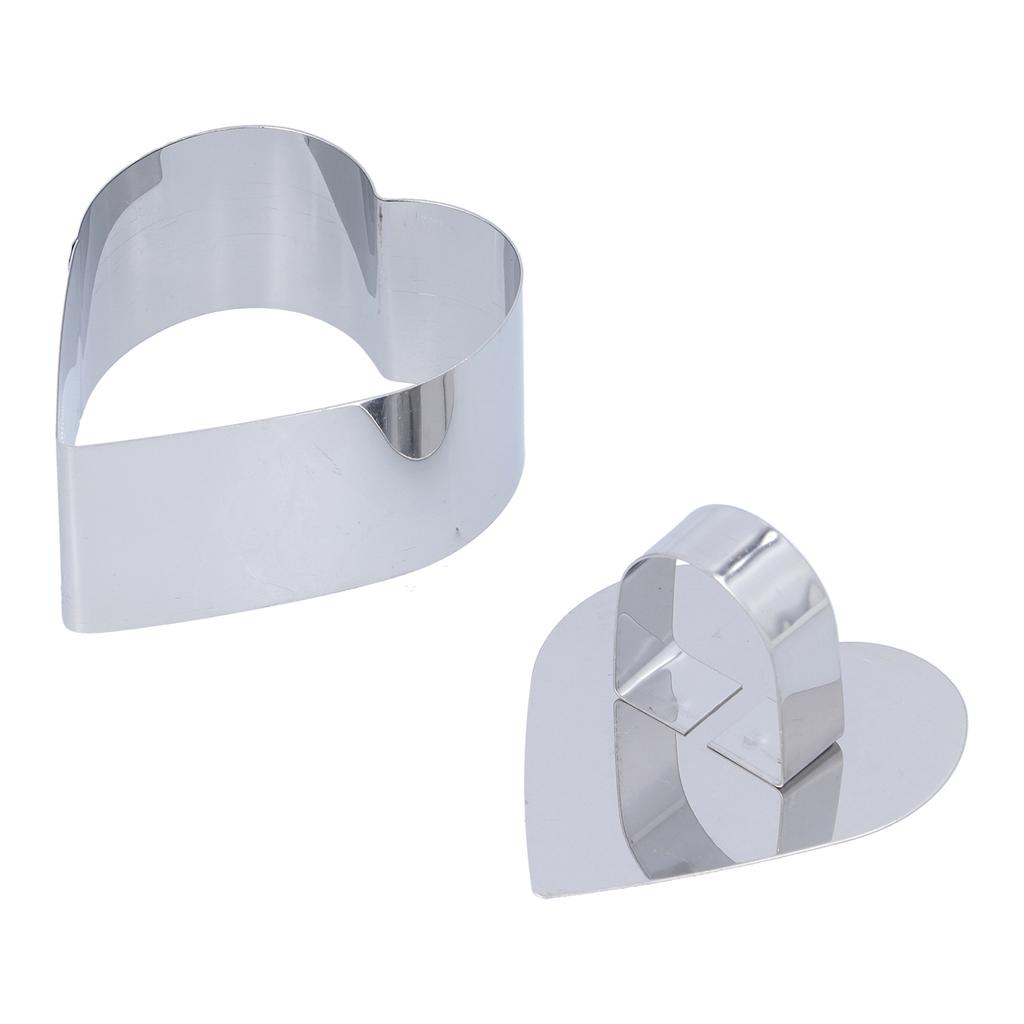 Cake Mousse Ring Mold Stainless Steel Dessert Rings Cake Cutter for Salads Pastries Baking Tool