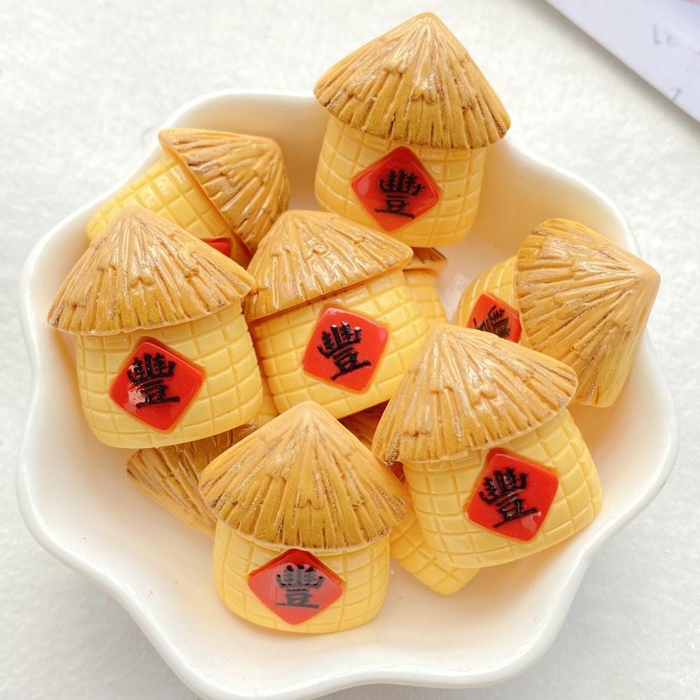 

10Pcs New Cute Cartoon Squirrel, Pinecone, Wheat Series Flat Back Resin Cabochons Scrapbooking DIY Jewelry Craft Decoration