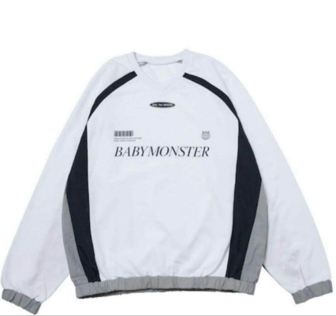 

[USED] BABYMONSTER Sweatshirt White M